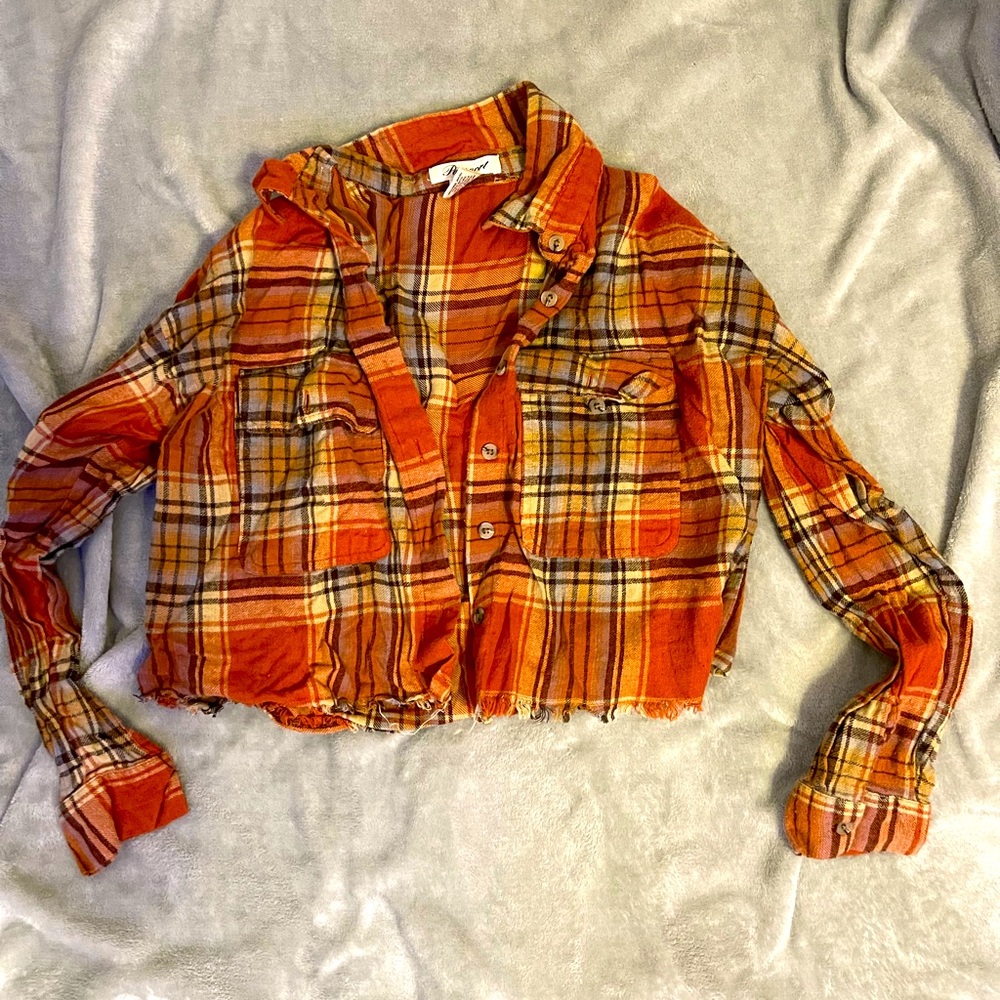 Plaid crop